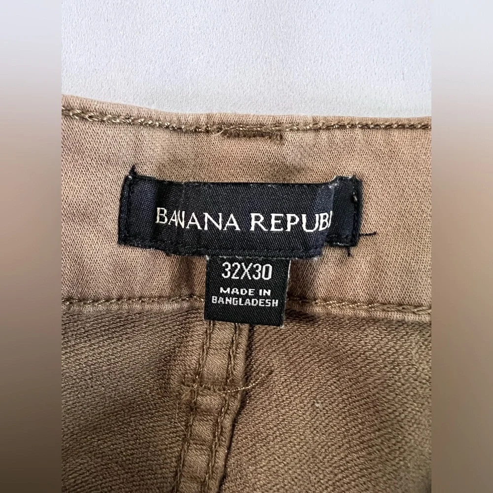 Banana Republic Mens Pants Brown Size‎ 32x30 Stretch Cotton Blend